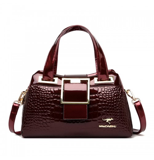 Buckle Leather Bag