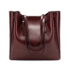 Rectangular Leather Tote Bag