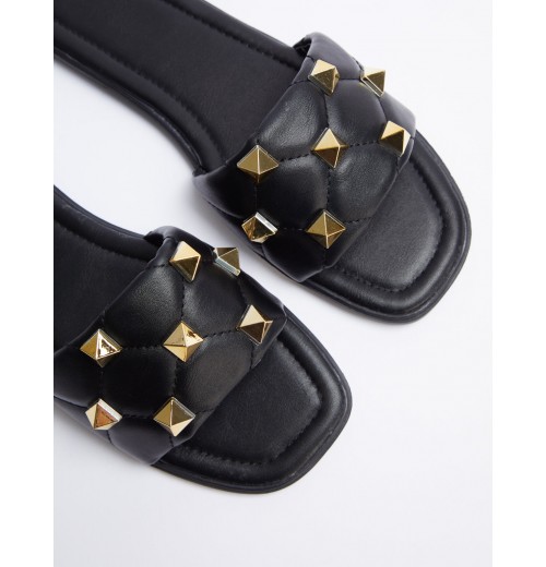 Stud Strap Mules