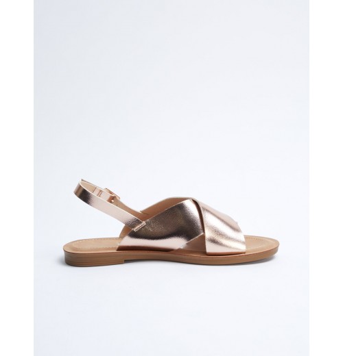 Crossover Strap Sandals